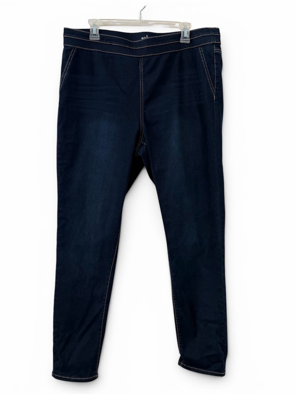 New York & Company Dark Blue Stretch Jeggings size XL